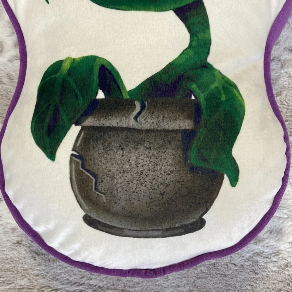 Little Shop of Horrors Audrey II decorative pillow Halloween Venus Fly trap